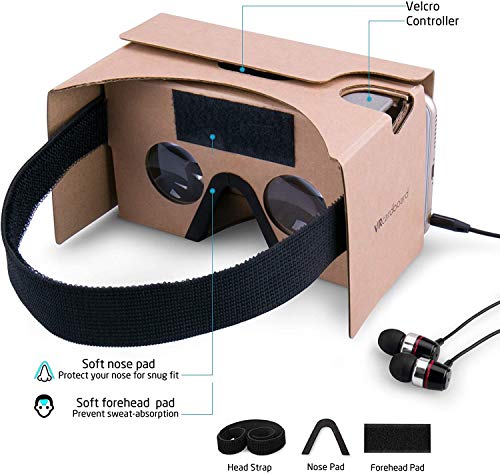 Google cardboard VR Multiple V2 Version 2 Virtual Reality 3D